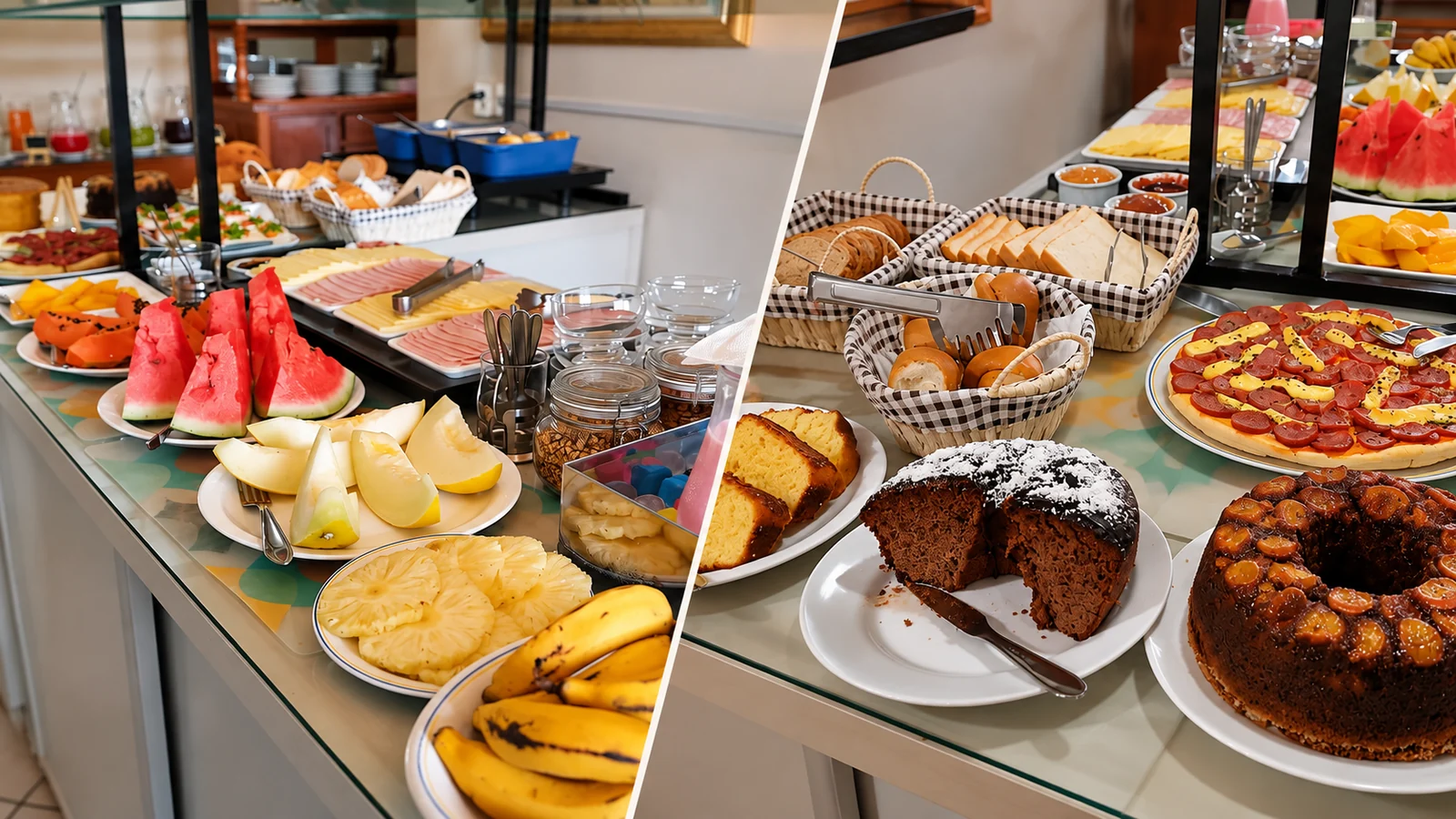 Desayuno del Sítio Hotel & Eventos en São Pedro do Sul, Rio Grande do Sul