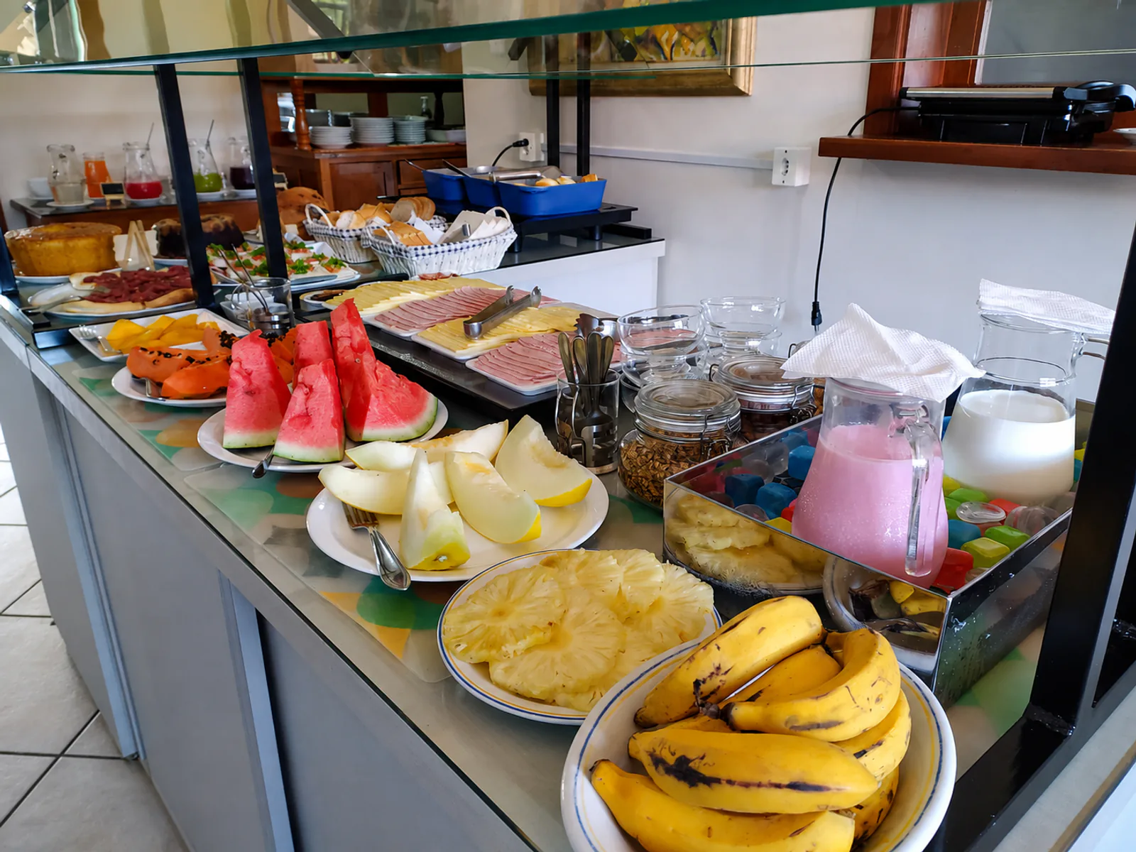 Café da manhã do Sítio Hotel & Eventos em São Pedro do Sul